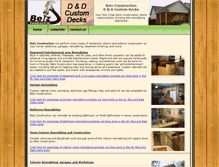 Tablet Screenshot of betzconstruction.com